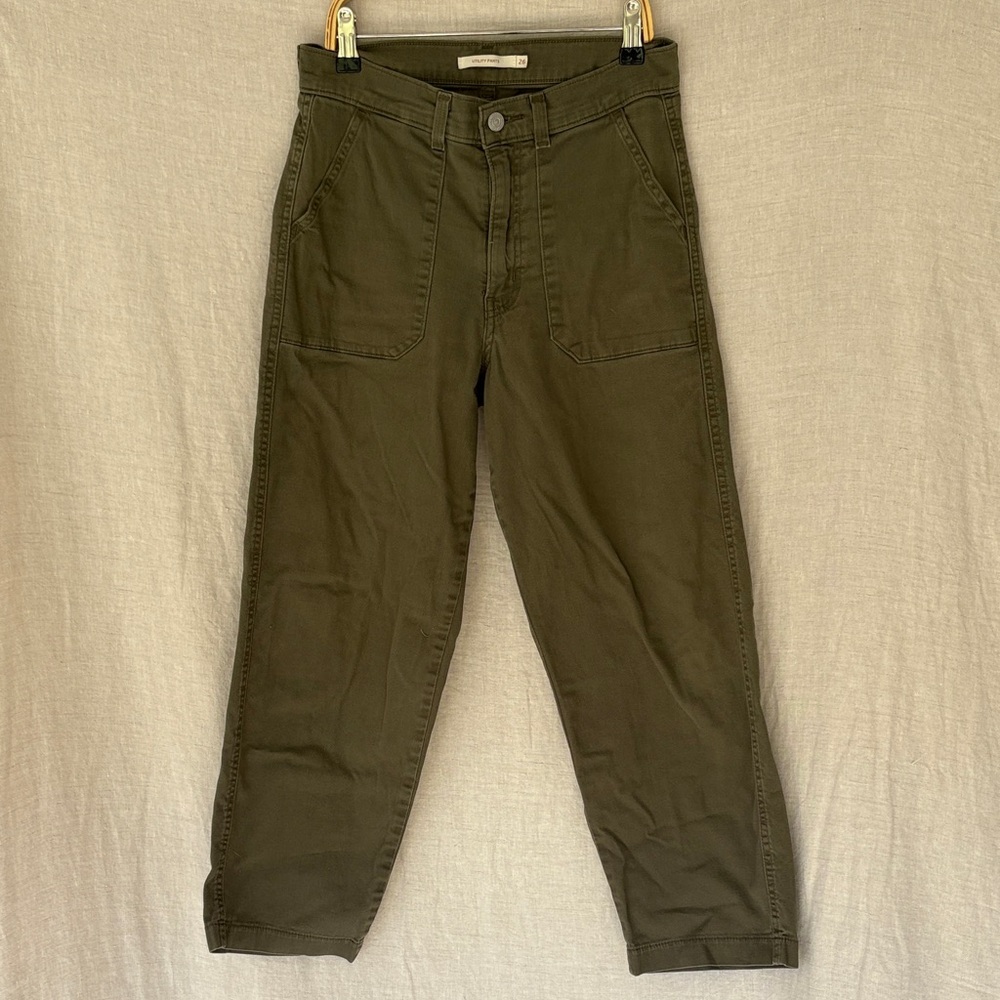 Levi's Olive Utility Chinos